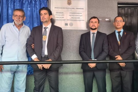 Polícia Civil inaugura nova sede da Delegacia de Fronteira